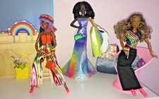 Barbie ? Black 45th Anniversary  LOOKS ?Made to Move MUSE & Accessoires MATTEL