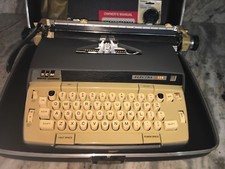 Machine À Écrire Smith Corona SCM Électra 120 Électrique Avec Étui Années 1970