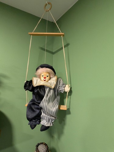 Clown tete porcelaine - tete, en