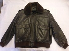 Blouson cuir marron Mac Douglas