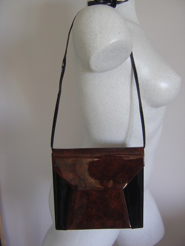 Ravissant sac vintage cuir - ravissant,