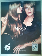 Publicité parfum Versus de Versace  feuille de magazine