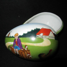 ANCIEN VINTAGE OEUF DE PAQUES