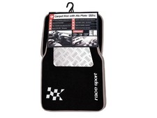 Tapis de sol moquette et alu -