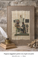 Papyrus égyptien peint à la
