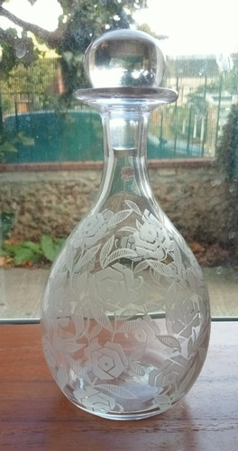 Baccarat carafe liqueur - , à
