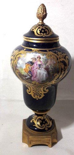 Cassolette couvercle scène - , de