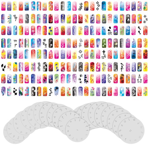 260 airbrush nail art stencil - 260,