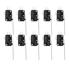 10 Pièces Interrupteur de Sécurité Long Droit Gond Levier Type Spdt Micro-Switch