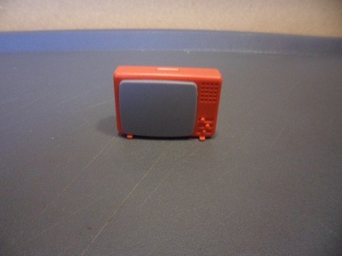 Ecran télé rouge vintage - rouge,