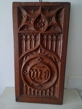 Ancien  Panneau XIXe en Bois