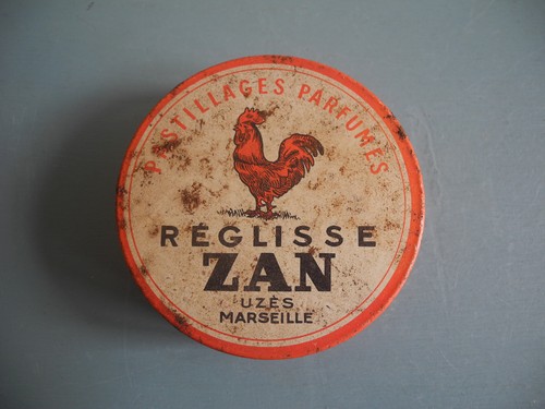 Ancienne boîte pastillages - boîte,