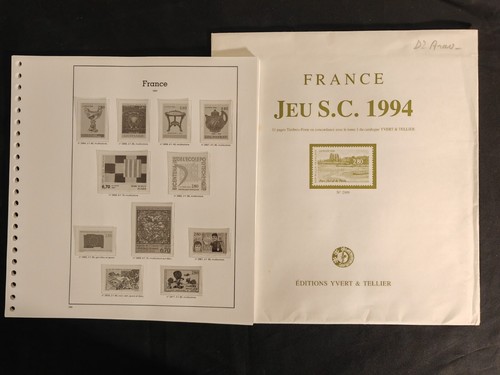 Yvert tellier france supra - france,