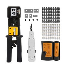 MAYLINE CAT5 CAT6 Pince à Sertir de RJ45 Testeur de Network Réseau Cable Kits...