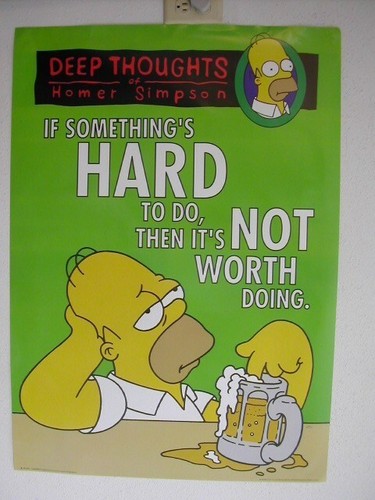 The simpsons affiche homer - the,