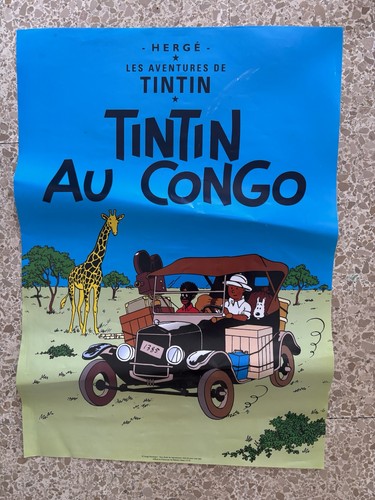 Affiche vintage tintin - vintage,