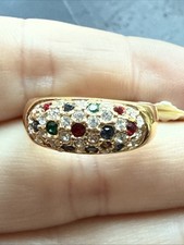 Ancienne Bague Plaquer Or 18k