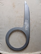 Carter protege chaîne vélo vintage plastique gris - marque TOPBIKE avec fixation