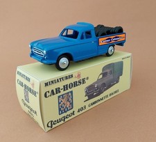 Car-Horse Peugeot 403 pick up baché pneus Kleber Colombes style Dinky cij jrd