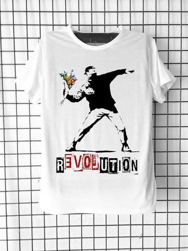 Tee shirt banksy - banksy, lanceur