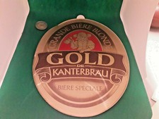 Autocollant grande biere blonde GOLD de KANTERBRAU