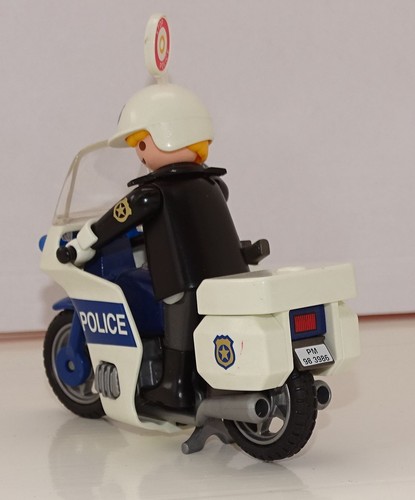 Playmobil police moto - -,