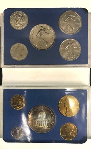 France coffret 10 pièces - france, de