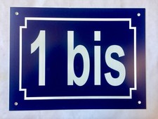 plaque pvc numero de rue ou de