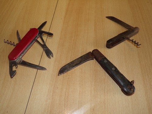 Lot couteaux 1 - 3, (