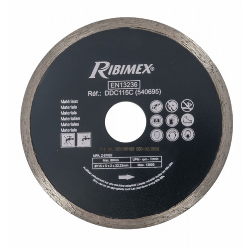 Disque diamant continu - 115, mm