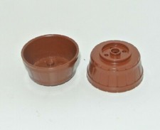 LEGO : 2x  Conteneur, Baril - Réf 64951 marron rougeâtre - Set 75059 10197 10236