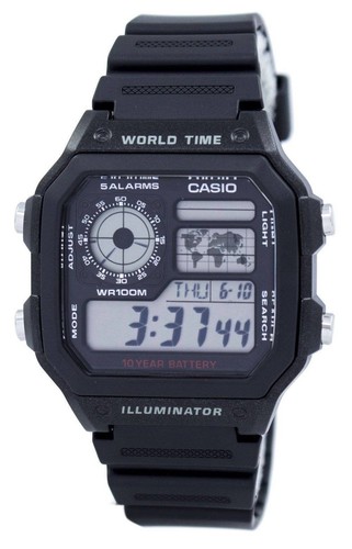 Casio illuminator heure - casio,