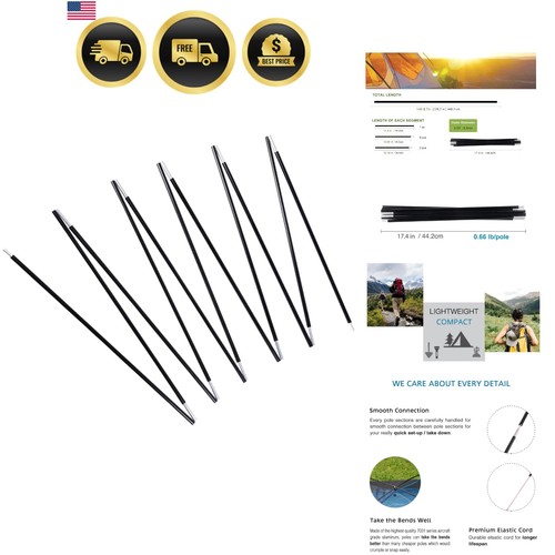 Aluminum tent poles - tent,