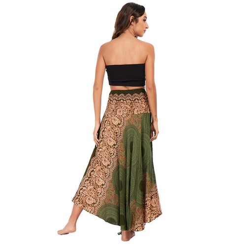 Long boho maxi jupe - long,