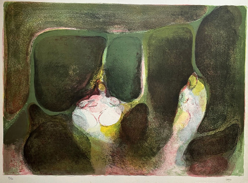 Deux baigneuses lithographie - baigneuses,