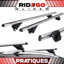 Alu Blanc Barres de toit pour