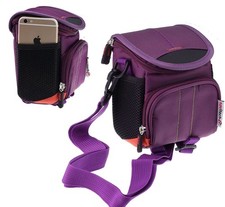Navitech Purple Camera Bag For