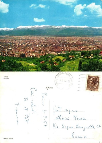 Carte postale turin - postale, v.ta