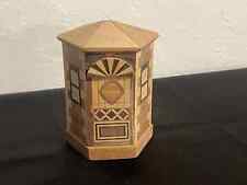 KIOSQUE TIRELIRE BOIS VINTAGE RETRO 1920 1930 ANCIENNE MONNAIE PIECES GLORIETTE