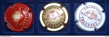 3 Plaque de muselet de champagne Treuffet