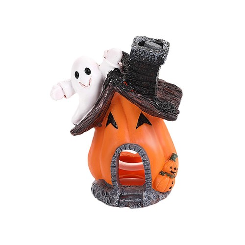 Figurine maison citrouille - figurine,