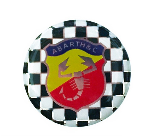 Autocollant abarth résiné - autocollant,