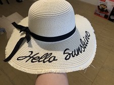 Capeline Chapeau Paille Femme