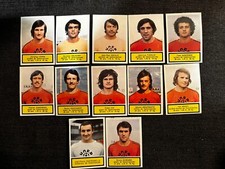 12 VIGNETTES IMAGES AGEDUCATIF 1975/76 EQUIPE VALENCIENNES RARE NO PANINI