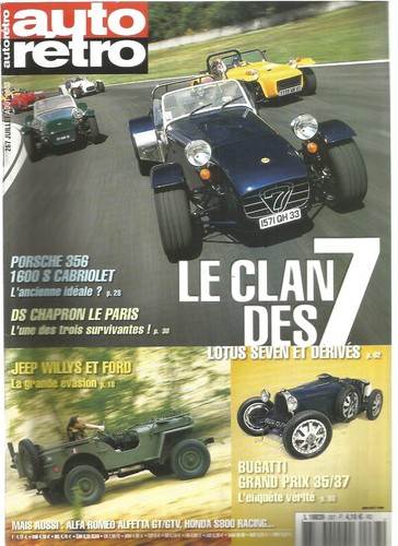 Auto retro 267 lotus - auto, seven