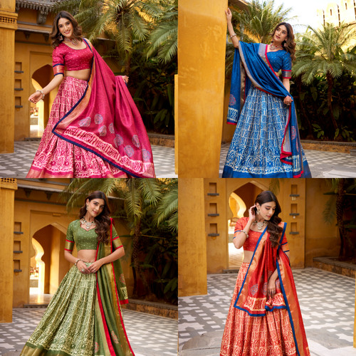 Femme dola soie lehenga choli - dola,