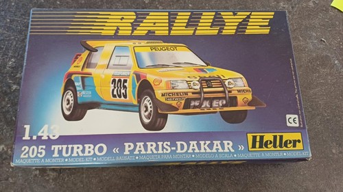 Maquette heller peugeot - maquette,