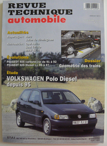 Revue technique automobile - revue,