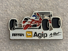 pin's voiture F1  #27 Ferrari signé Alain Prost Formule 1 one Agip pin car pins