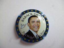 capsule champagne, MIGNON Pierre, Barack Obama, cercle bleu noi , ctr bleu,N°74c